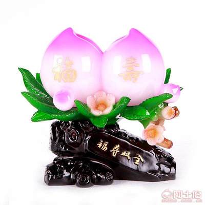 福壽雙全，仿玉臻品 聯友樹脂工藝品的家居裝飾藝術
